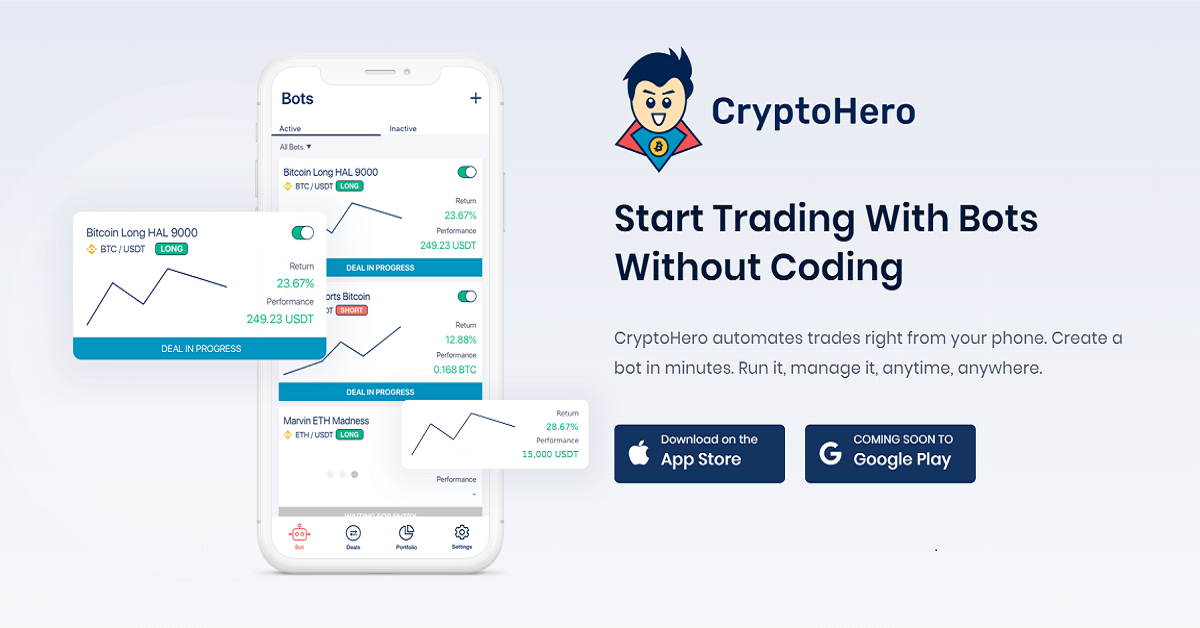 CryptoHero | Crypto Trading Bot software
