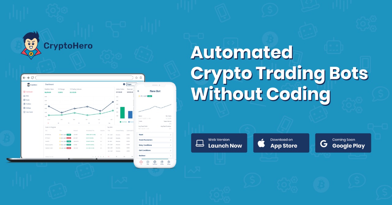 CryptoHero | Automated Crypto trading bots